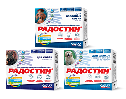 Radostin feed supplement tablets for dogs and puppies